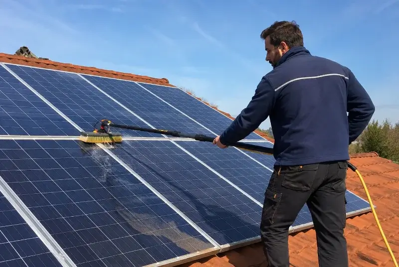 Nettoyage et entretien de panneaux solaires à Cause-de-Clérans